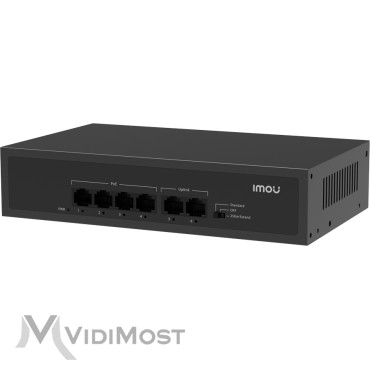 Комутатор PoE некерований Imou SF106P
