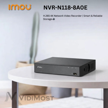 Відеореєстратор Imou NVR-N118-8A0E