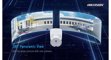 Панорамні камери Hikvision 180° — контроль простор