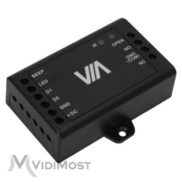 Контролер доступу для 1 дверей Via Security VC-01P-1
