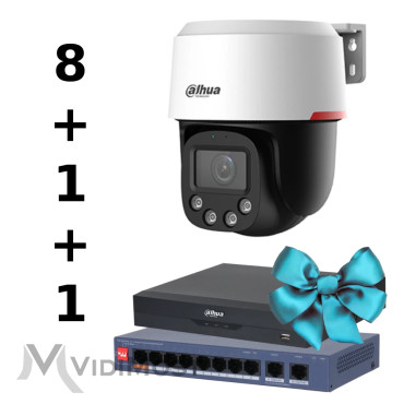 Комплект Dahua WIZCOLOR KIT 8+1 (robot)-1