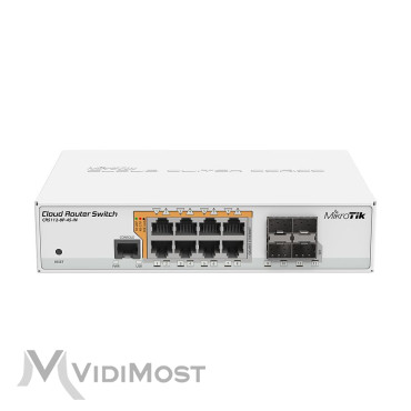 Комутатор Mikrotik CRS112-8P-4S-IN-1