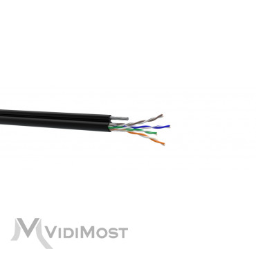 Кабель КППт-ВП (100) 4*2*0,51 (U/UTP-cat.5E) з тросом