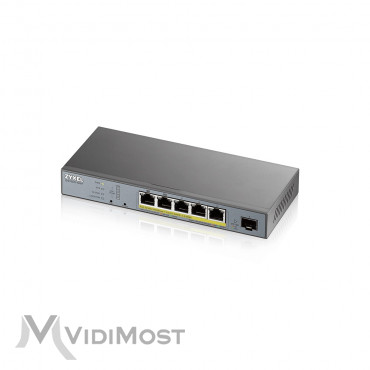 Комутатор ZYXEL GS1350-6HP (GS1350-6HP-EU0101F)-1