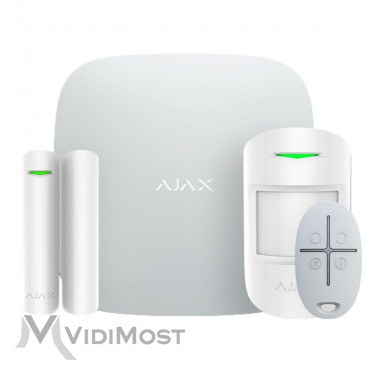 Комплект сигналізації Ajax StarterKit 2 (8EU) білий