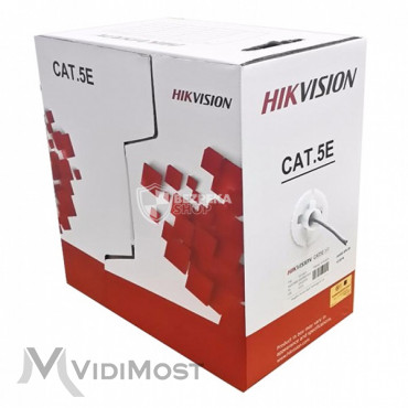 Кабель вита пара Hikvision DS-1LN5E-S (305 м) внутрішній