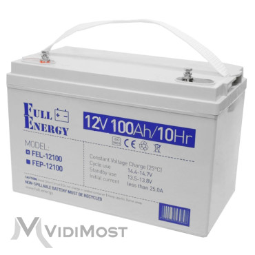 Акумулятор гелевий Full Energy FEL-12100