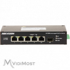 Комутатор Hikvision DS-3T0306HP-E/HS