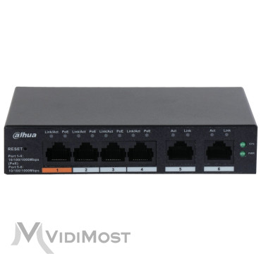 Комутатор Dahua DH-CS4006-4GT-60
