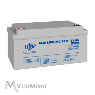 Акумулятор мультигелевий LPM-MG 12V - 65 Ah-1