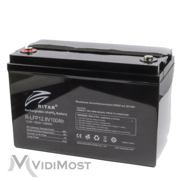 Акумуляторна LiFePo4 батарея Ritar LFP12.8V100AHG24