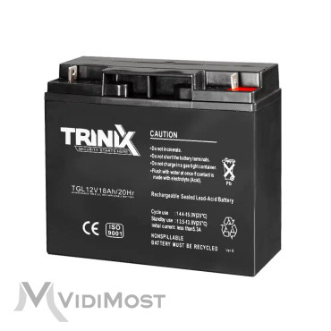 Акумулятор гелевий TRINIX GEL TGL12V18Ah/20Hr-1