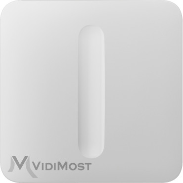 Одинарна панель Ajax SoloButton (Dimmer) біла