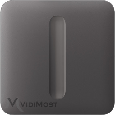 Одинарна панель Ajax SoloButton (Dimmer) сіра