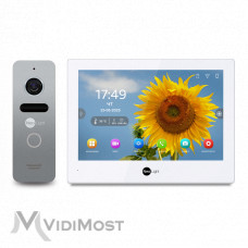 Комплект відеодомофона Neolight ALPHA Hybrid HD KIT Silver