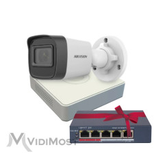 Комплект Hikvision DS-2CD1041G0-I 4МП (2.8мм)