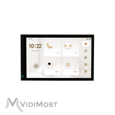 Гібридний IP/4-Wire відеодомофон Dahua DHI-VTH5744A-WP-F (10.1" Wi-Fi)-1