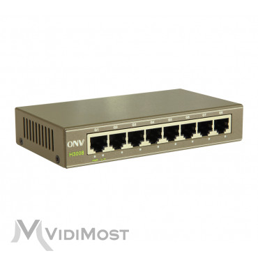 Комутатор ONV H3008 (без PoE)-1